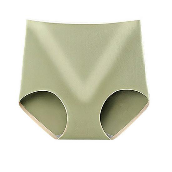 

«Женские бесшовные трусы из чистого хлопка с высокой талией и графеном — подтяжка бедер и простой модный дизайн» 3XL (160-180 pounds)