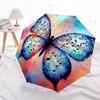 1pc Music Butterfly Automatic Folding Umbrella - Compact 8-Rib Design, Durable Plastic & Iron, Lightweight for Outdoor Daily Use111