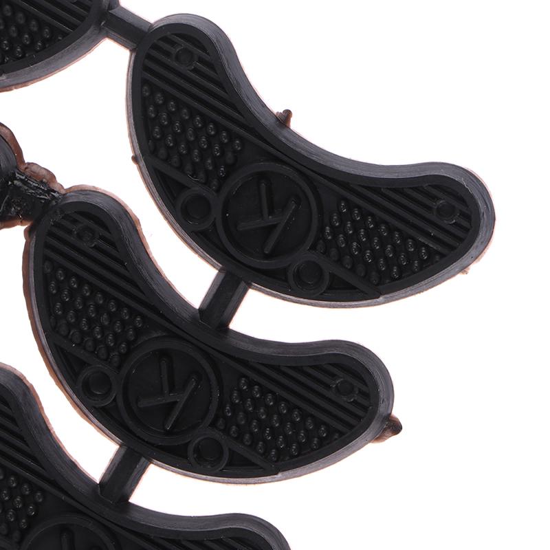 14/20/30 Pairs Rubber Heel Savers Toe Plates Taps Diy Shoe Repair Pads