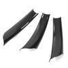 3PCS Car Door Pull Handle Cover Carbon Fiber Style Replacement for X5 E70 2008‑2013