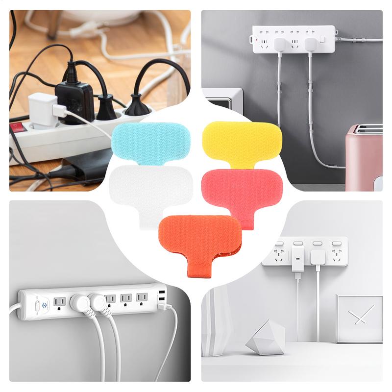 Cable Labels Tags 20 Pcs  Self Adhesive Cable Labels Colorful Waterproof Cord Labels Tags Reusable Wire Organizer for Home