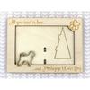 Portuguese Water Dog, Portie, PWD, Water Dog - Photo frame, engraved wooden frame, a lovely gadget for the dog lover by Art-Dog