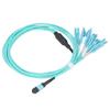 LWL-Patchkabel 12 Adern 10 Gigabit Multimode Cluster Optisches Faser-Patchkabel MPOLC
