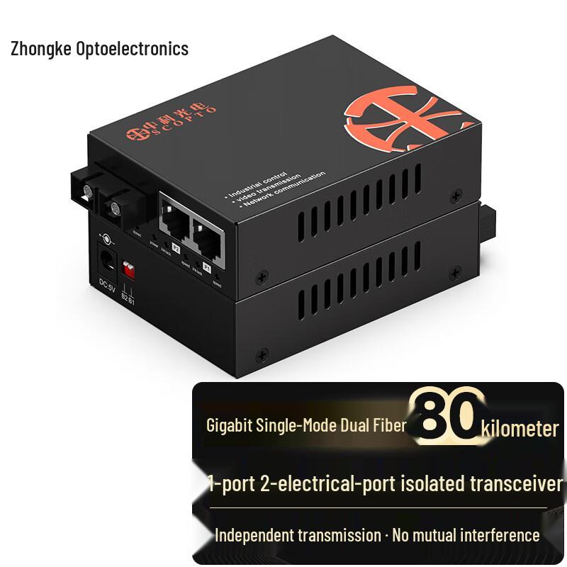Zhongke Optoelectronics Gigabit Fiber Optic Transceiver