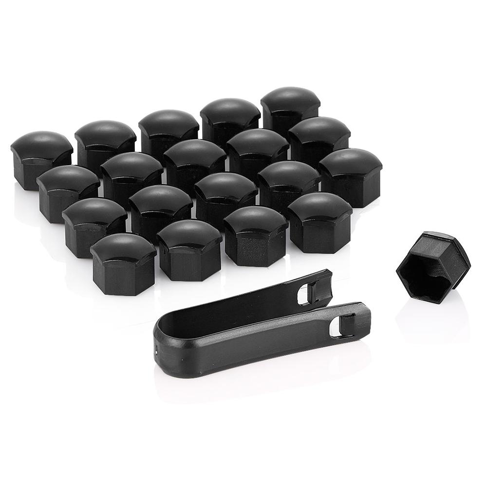 17mm 20Pcs/lot Wheel Lug Bolt Center Nut Covers Caps 321601173A for Skoda Octavia A5 A7 1 Rapid Fabia Yeti Superb Accessories
