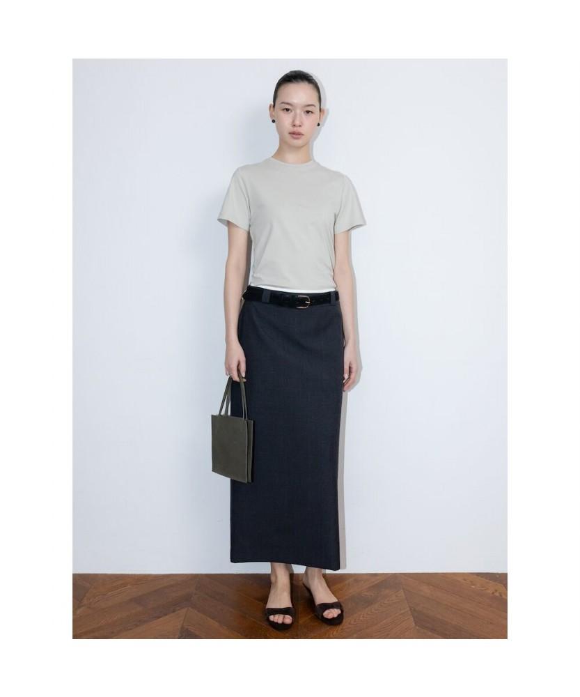 Diaepeocheo Cotton Fitted Top Gray (Ta6242A013)