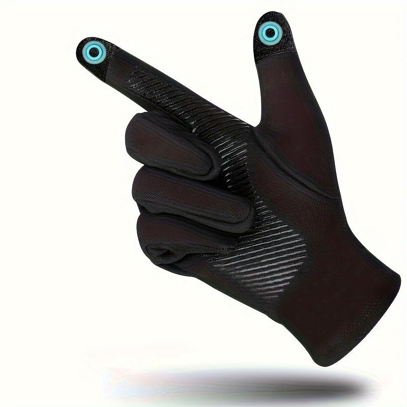 1pair Waterproof Sports Gloves for Men - Keep Your Hands Warm and Dry During Outdoor Activities