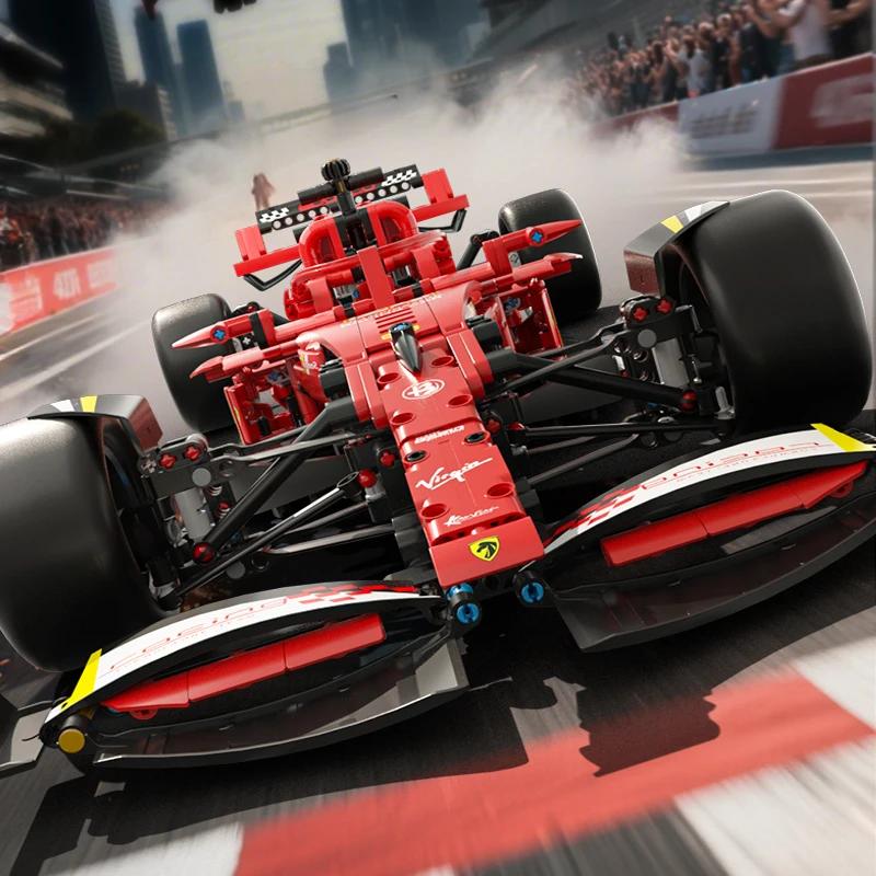 1650pcs MOC Creative Technical  Racing Car Building Blocks Model Speed Sport Vehicle Assemble Bricks Toys Kids Gifts