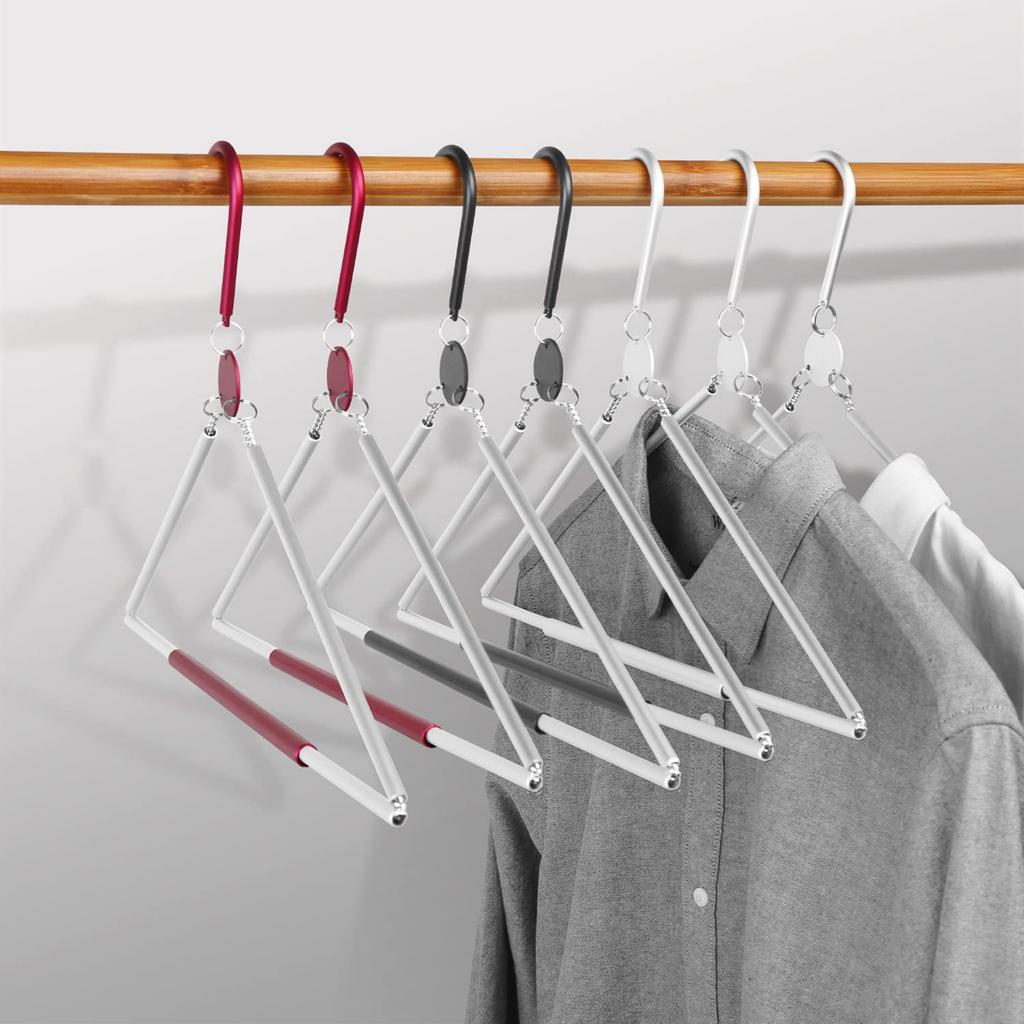 3Pcs Travel Hanger Portable Foldable Hangers Simple Outdoor Drying Rack Clothes Hangers For Bedspreads Tablecloths Linens
