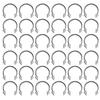 36PC Stainless Steel Horseshoe Septum Piercing Lot Horseshoe Nose Piercing Ring Bulk Fake Nose Ring Horseshoe Earring Cartilage