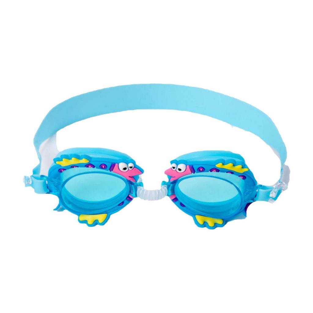 Verstellbare Anti-Beschlag Einhorn-Schwimmbrille für Kinder mit Cartoon-Riemen