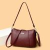Women's High quality PU Leather Handbag Versatile Fashi Shoulder Casual Commuting Bags New Girl Brand Designer Zipper Handbag