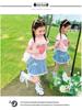 2025 Summer Girls' Short Sleeve Sequin Heart Top - Stylish Korean Children's Fashion