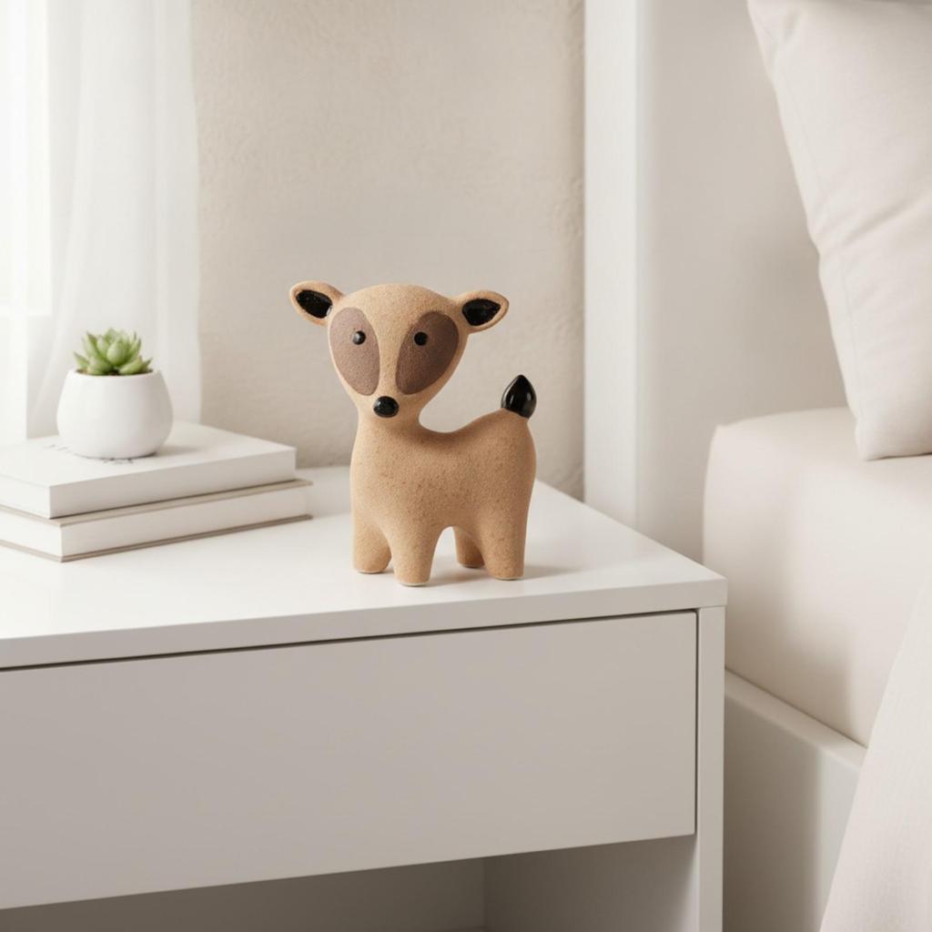 Resin Figurine Decorative Feline Sculpture Indoor for Living Room