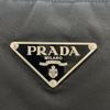 PRADA Triangle logo Tote Bag black Women used