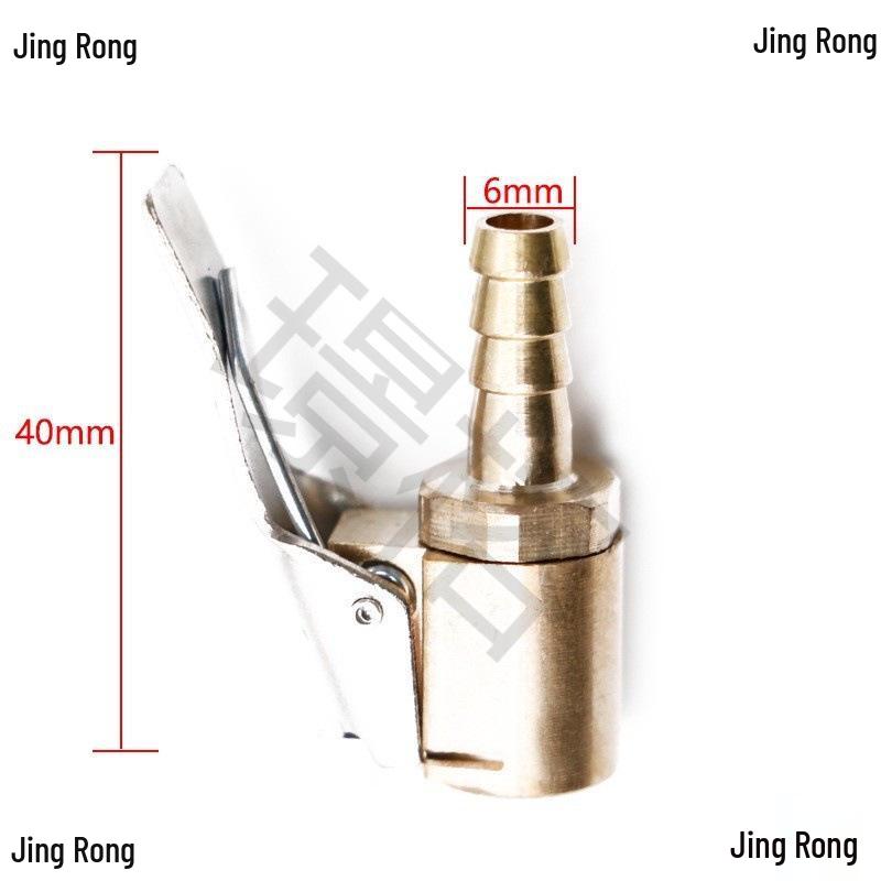 Car Tire Portable Air Inflator with Suction Cup Valve Connector Clip Adapter