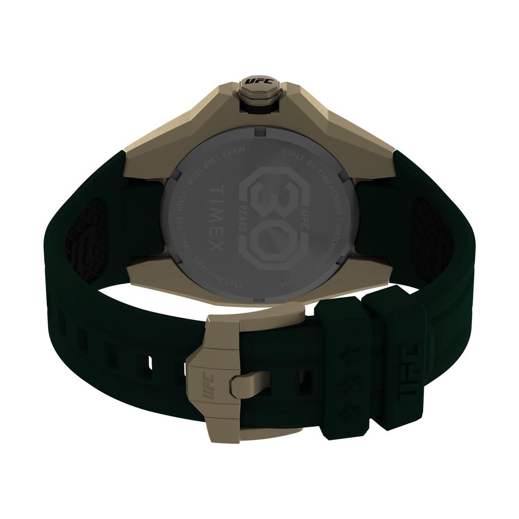 TIMEX UFC Watch Quartz 10 ATM Water Resistant Plastic Green Dial TW2V90100 Men's