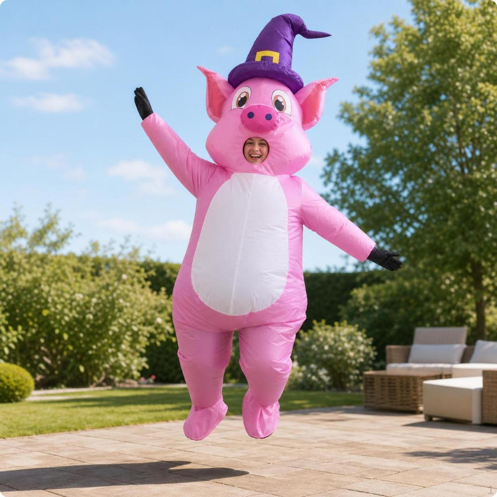 FullBody Inflatable Pig Costume | Lightweight