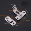 1PC Door Lock Barn Door Cast Metal Hook Latch Lock Texture Home Decoration Ornament Toilet Doors Right Angle Sliding Gate Lock