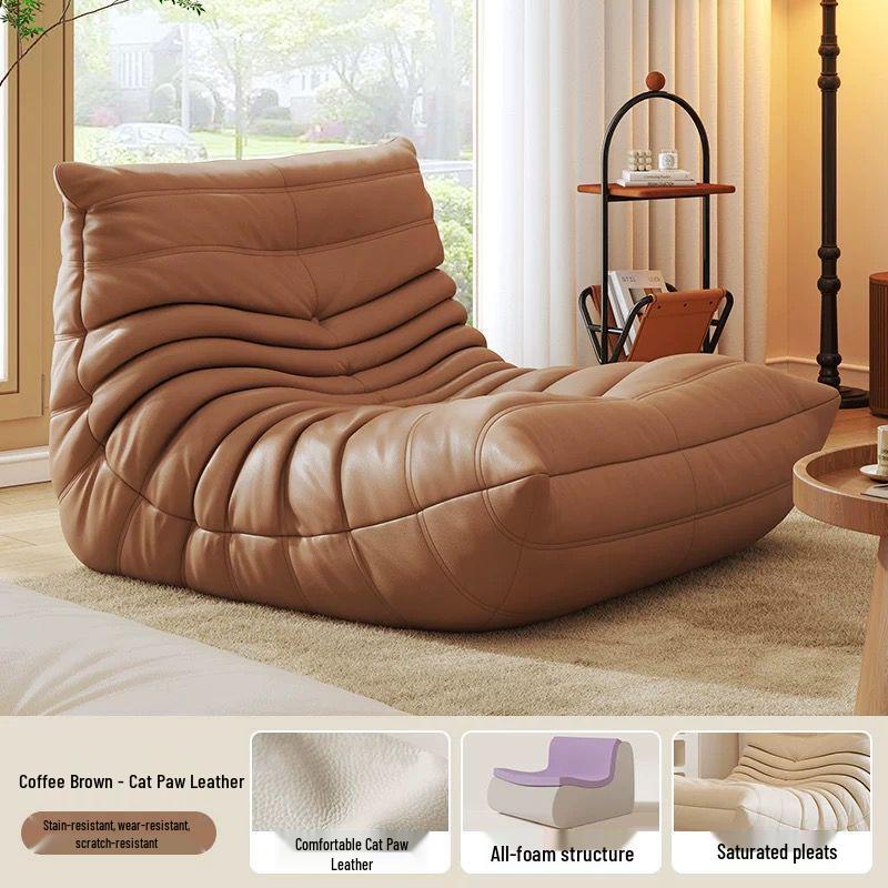 Cozy Caterpillar Sofa: Versatile Lazy Chair for Living Room, Bedroom, Balcony, or Tatami - Perfect for Relaxation and Style.