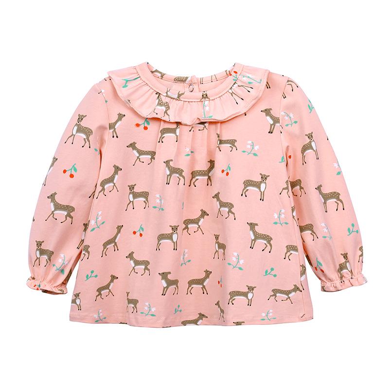 2026 Spring/Autumn Korean Style Girls Cartoon Long-Sleeve Pullover Shirt - Comfortable Children s Wear 6