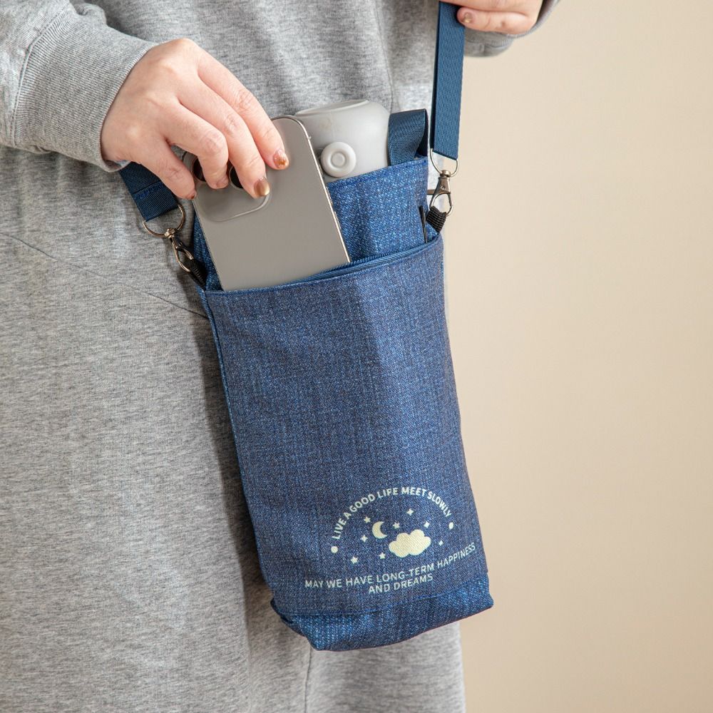 Creative Water Bottle Shoulder Bag Portable Milk Tea Tote Bag Mobile Phone Crossbody Bag  Girl Gift