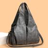Tragetasche, Retro Weiches Leder Lässige Ein-Schulter-Tasche, Große Kapazität, Einfache und Vielseitige Pendler-Freizeittasche