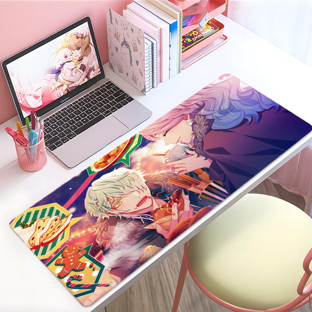 Sweet Romantic Anime Ccupid Parasite Mouse Pad Large Thick Desk Pad Stitched Edges Gaming Mouse Mat For Pc