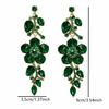 Versatile Light Luxury Flower Tassel Earrings for Women's Banquet and Wedding Versatile Accessories New Hot Selling
