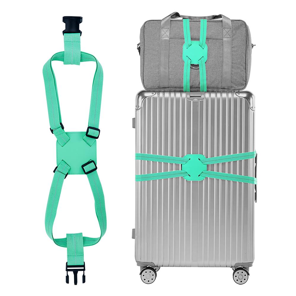 Elastic Luggage Straps for Cross-Packing and Reinforcement