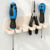 Multiple Slots Wall Mounted Tool Holder No-Drill Tool Organizer Tool Storage Rack  Hardware Storage