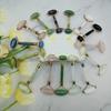 Cross-border Dual Roller & Jade Gua Sha Heart Set for Face Massage