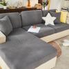 Universal Thick Jacquard Polar Fleece Stretchy Sofa Cushion Cover,For Sofa L-Shaped Corner Sofa Cover 1/2/3/4 Seater Sofa Cover