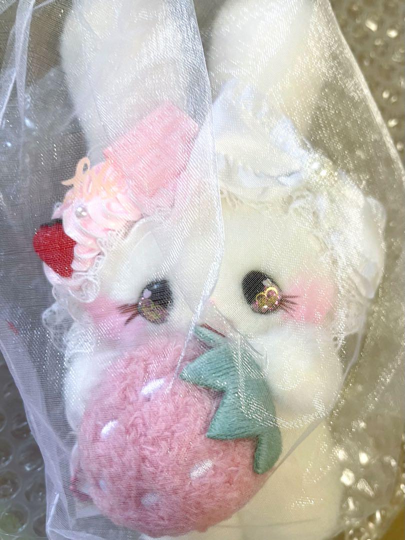 

[USED] pream Sanrio Artist Wool Felt Teddy Bear Handmade Plush Toy