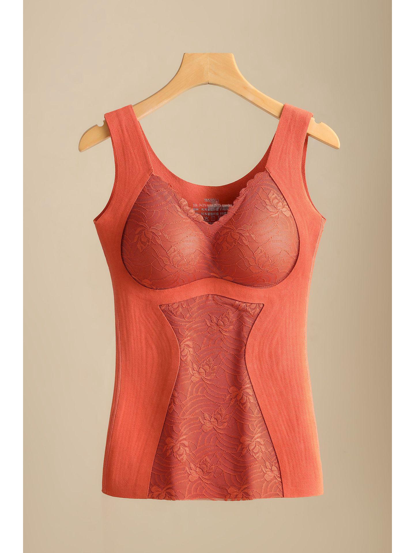 

Жіноча безшовна жилетка зі знімними підкладками для тепла та схуднення восени/взимку XL (recommended 110-140 jin)