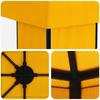 Garden Pavilion 6 X 3 M Yellow Polyester and Steel 190
