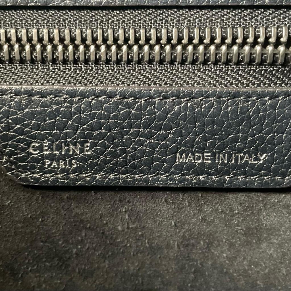 CELINE Luggage micro shopper S-AI-4168 Handbag black Women used