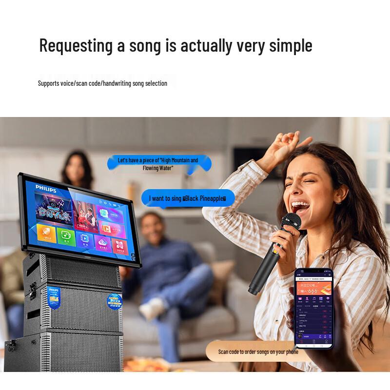 Philips SD809 All-in-One KTV Audio System CN plug (adapter included) (CN version)