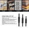 3 PCS Hex Shank Self Centering Drill Bit Set  Cabinet and Door Hinge Installation