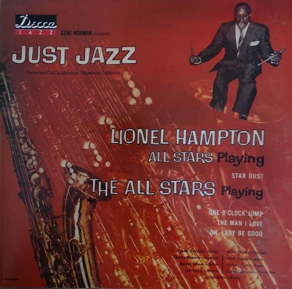 

LP Record LIONEL HAMPTON ALL STARS THE ALL Gene Norman Presents Just Jazz MCA42329 Decca 1990 US Jazz Used