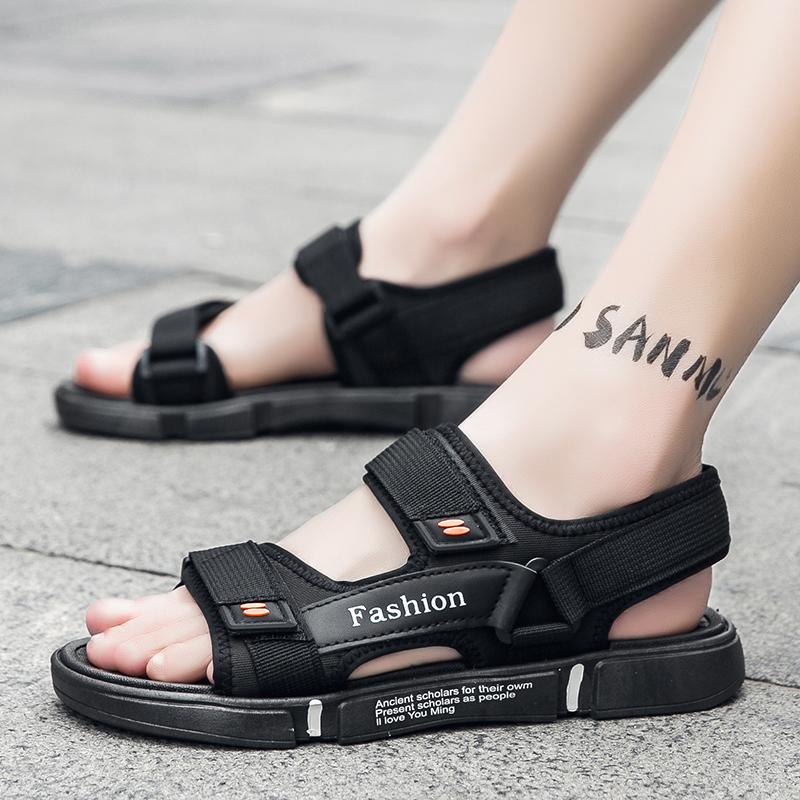 Super nákladově efektivní pánské módní pantofle Silné dno Vodotěsné Protiskluzové sandály Žabky Unisex plážová obuv