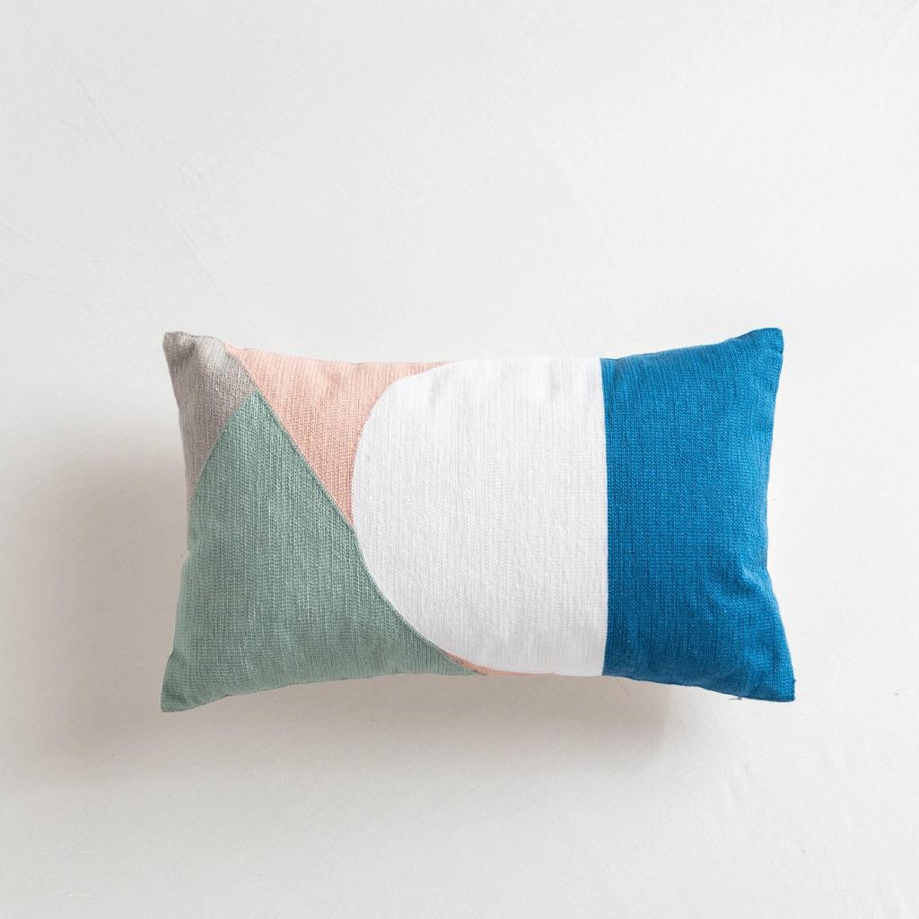 Stylish Embroidered Throw Pillow for Sofa & Car
