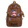 Large Capacity Student Backpack With Nezha And Aobing Print Designs For Daily
