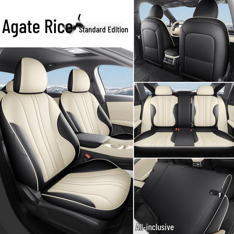 Roewe M7DMH Original Perforerade Läder Bilbarnstolsskydd - Andningsbara & Hälsobevarande