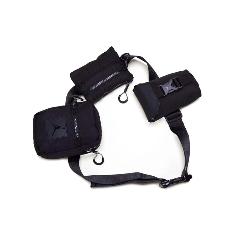 

Jordan Полиуретановая поясная сумка обычная унисекс черная Jordan 9A0363-023 чёрный