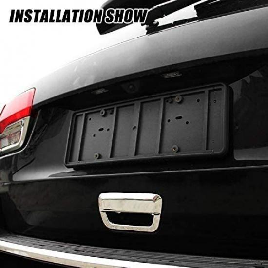 Car Tailgate Handle Shell Bowl Decor Cover for Jeep Grand Cherokee 2014+ Chrome