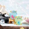 Landscape Creative Micro Cute Glow Dark Eat Fish Bear Animal Doll Accessories