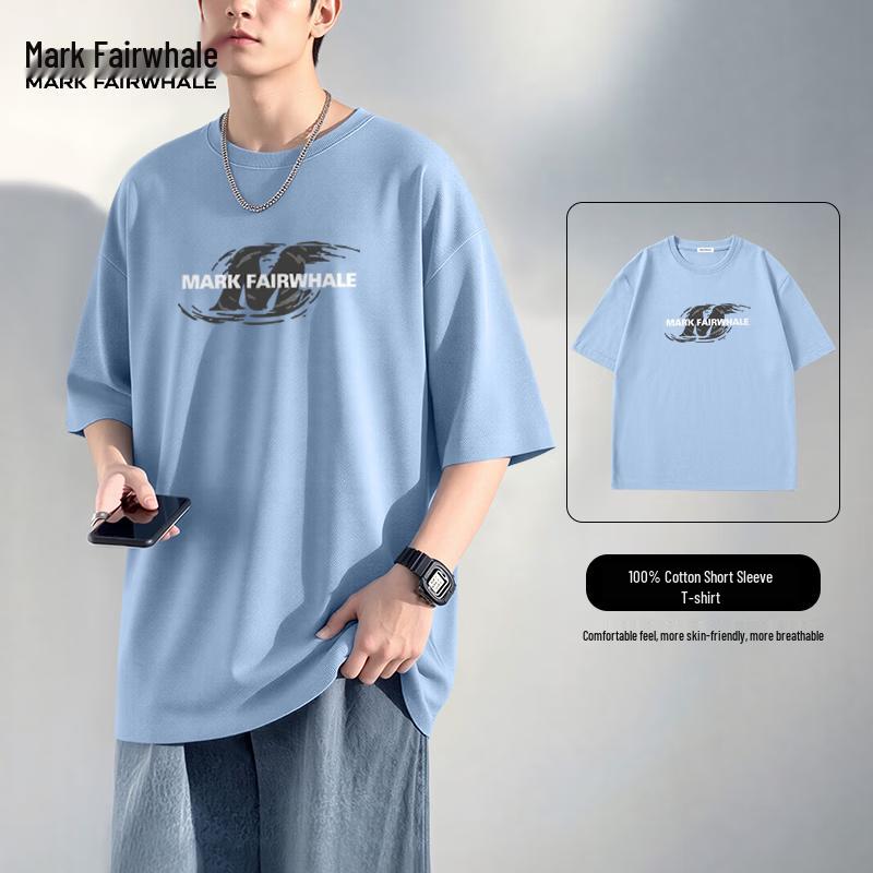 

Mark Fairwhale Men s American Fashion Cotton Short-Sleeve T-Shirt XL