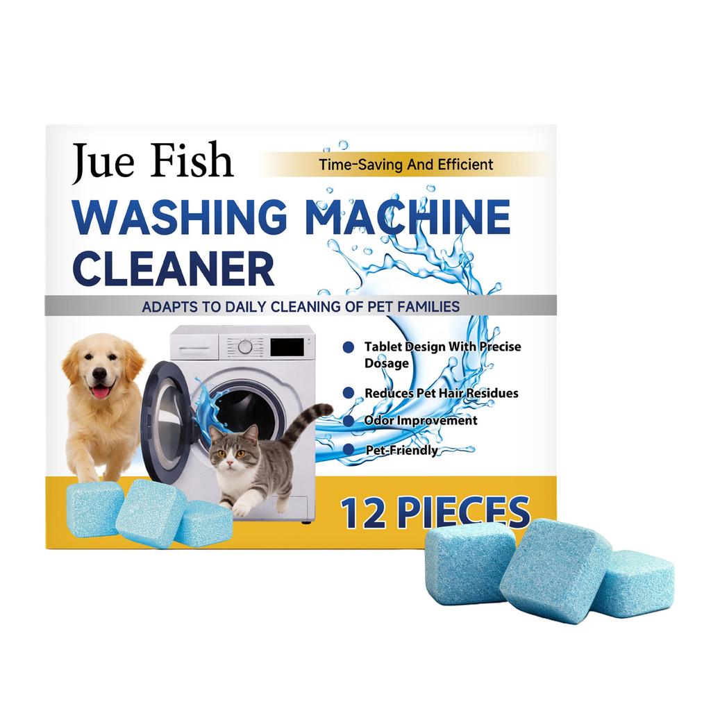 Washing Machine Cleaner Tablets For Pet Owners Improves Odor Control For Daily Cleansing