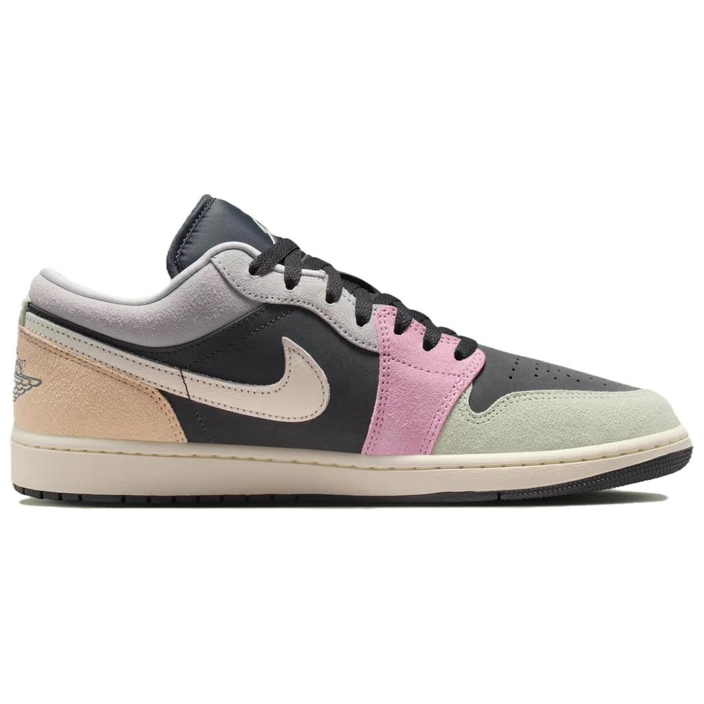 Jordan Air Jordan 1 Low top Vintage Basketball Shoes Unisex Pink Black IB7109-004